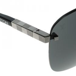 مملوكة مسبقًا نظارة شمسية أفياتورز لوي فيتون Z0585U  سوداء