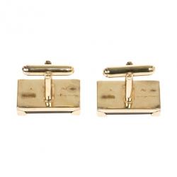 Louis Vuitton Brown Signature Cufflinks