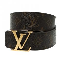 مملوكة مسبقًا Louis Vuitton Monogram Canvas Initiales Belt 95 cm
