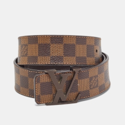 Pre Owned Louis Vuitton LV Initiales 90CM Belt Monogram Canvas
