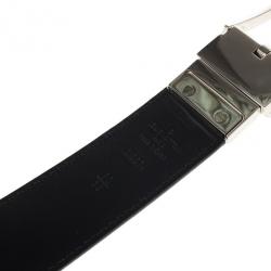 مملوكة مسبقًا Louis Vuitton Damier Graphite Leather Boston Belt 90CM