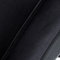 Pre Owned Louis Vuitton Black Taiga Leather 3 Watch Case  