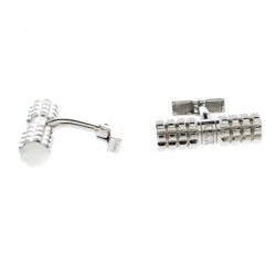 Louis Vuitton Digit Silver Tone Cufflinks