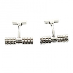 Louis Vuitton Digit Silver Tone Cufflinks