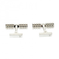 Louis Vuitton Digit Silver Tone Cufflinks