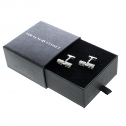 Louis Vuitton Digit Silver Tone Cufflinks