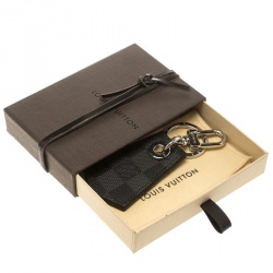Pre Owned Louis Vuitton Damier Graphite Enchappes Key Holder
