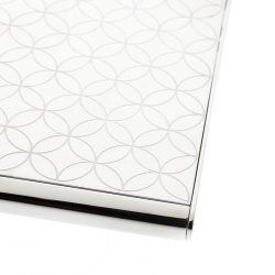 Pre Owned Louis Vuitton Champs-Elysées Laser Engraved Monogram Flower Card Holder