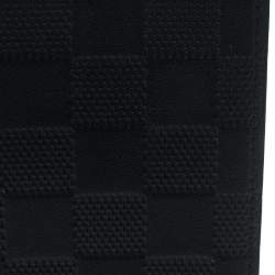 Pre Owned Louis Vuitton Black Damier Infini Leather Passport Cover 