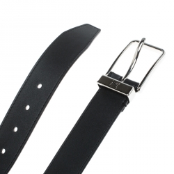 Pre Owned Louis Vuitton Black Leather Pont Neuf Belt 85cm
