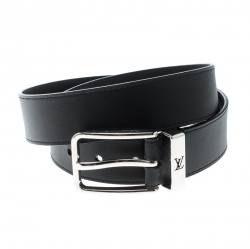 Louis Vuitton Black Leather Pont Neuf 35 mm Belt ○ Labellov ○ Buy and Sell  Authentic Luxury