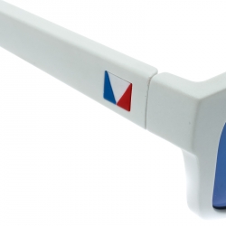 Pre Owned Louis Vuitton White/Blue Mirrored Z0828W America's Cup Nautical Wayfarer Sunglasses