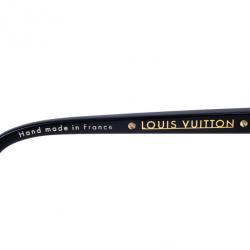 مملوكة مسبقًا Louis Vuitton Black and Gold Evidence Men Sunglasses