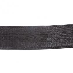 Pre Owned Louis Vuitton Utah Leather Initials Belt
