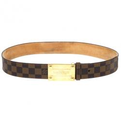 Louis Vuitton Damier Ebene Inventeur Belt