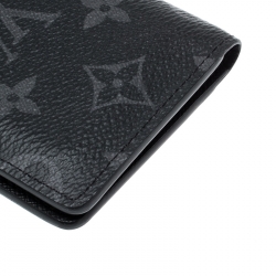 Pre Owned Louis Vuitton Monogram Eclipse Canvas Pocket Organizer