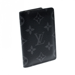 Pre Owned Louis Vuitton Monogram Eclipse Canvas Pocket Organizer