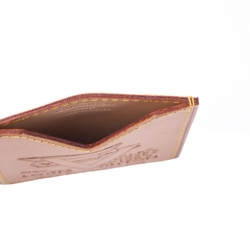 Louis Vuitton Beige Vachetta Leather Limited Edition Card Holder