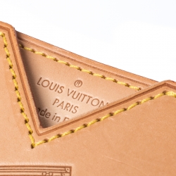 Louis Vuitton Beige Vachetta Leather Limited Edition Card Holder