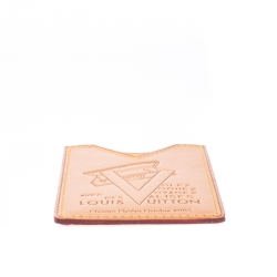 Louis Vuitton Beige Vachetta Leather Limited Edition Card Holder