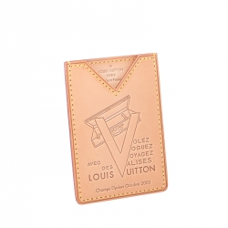 Louis Vuitton Beige Vachetta Leather Limited Edition Card Holder