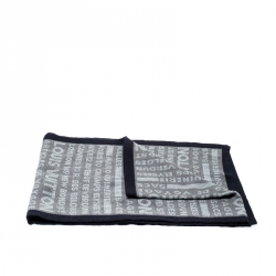 Louis Vuitton Grey Wool Article de Voyage Wool Scarf