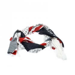 Louis Vuitton Multicolor Cotton & Silk Lattitude Stole