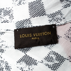 Louis Vuitton Multicolor Cotton & Silk Lattitude Stole
