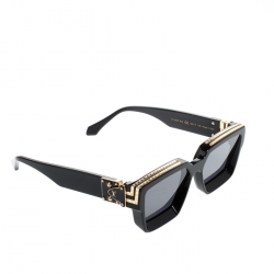 Louis Vuitton 1.1 Millionaires Sunglasses Z1165W 93L 55-17-145 Black/Gold