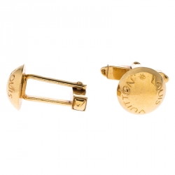 Louis Vuitton Gold Tone Cufflinks 