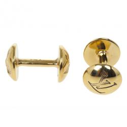 Louis Vuitton Gold Plated Cufflinks