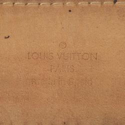 مملوكة مسبقًا Louis Vuitton Black Jeans Calf Leather Belt 95 CM