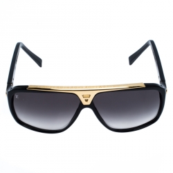 Louis Vuitton Z0350W 93L CE evidence men sunglasses Black, Gold