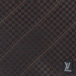 مملوكة مسب قًا Louis Vuitton Black Petit Damier Tie