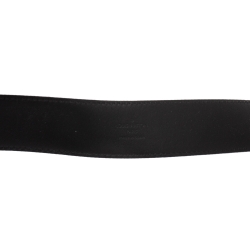 Pre Owned Louis Vuitton Damier Graphite Canvas Initiales Belt 90CM