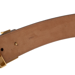 Pre Owned Louis Vuitton Monogram Canvas Initiales Belt 90CM