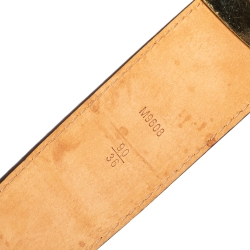 Pre Owned Louis Vuitton Mongoram Canvas Initiales Buckle Belt 90CM