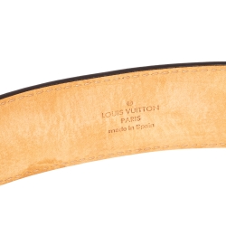 Pre Owned Louis Vuitton Mongoram Canvas Initiales Buckle Belt 90CM