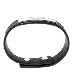 Pre Owned سوار لوي فيتون بادج شعار كانفاس غرافيتي دامييه