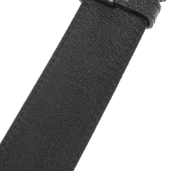 Pre Owned Louis Vuitton Damier Graphite Canvas Buckle Belt 90CM