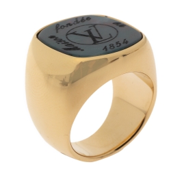 Louis Vuitton Monogram Signet Ring - Ideal Luxury
