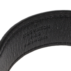 مملوكة مسبقًا Louis Vuitton Monogram Eclipse Canvas Hockenheim Bracelet Size 21