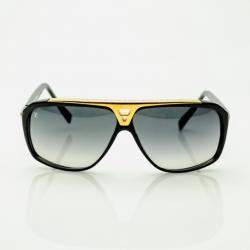 Pre Owned Louis Vuitton Black Evidence Sunglasses