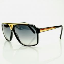 Pre Owned Louis Vuitton Black Evidence Sunglasses
