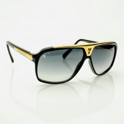 Pre Owned Louis Vuitton Black Evidence Sunglasses