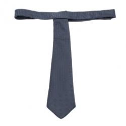 Pre Owned Louis Vuitton Grey Monogram Mix Silk Jacquard Tie