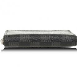 Pre Owned Louis Vuitton Damier Graphite Zippy Coin Purse
