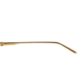 Pre Owned Louis Vuitton Gold Tone/ Grey Z1200W Nightlight Aviator Sunglasses