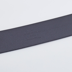 Pre Owned Louis Vuitton Black Leather Neogram Buckle Belt 95 CM