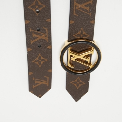 مملوكة مسبقًا Louis Vuitton Monogram Canvas LV Around Reversible Belt 80CM